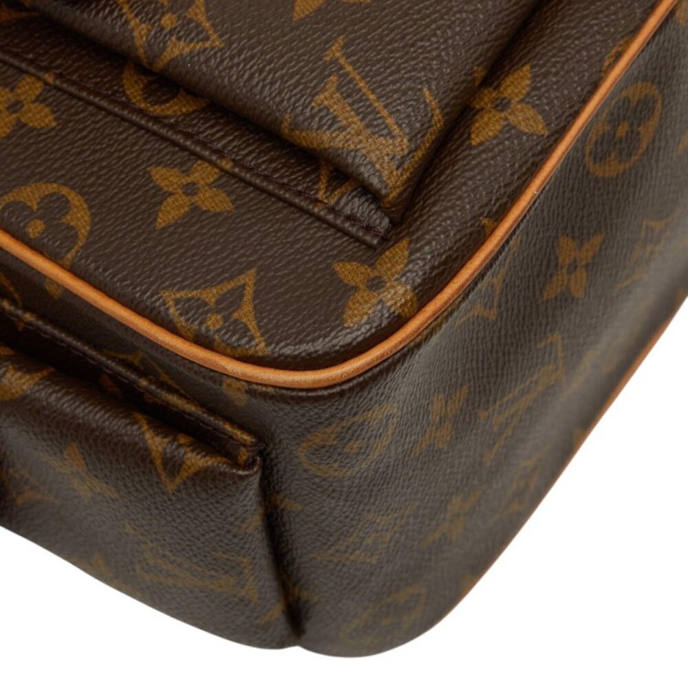Louis Vuitton Monogram Excentrie Cité Handbag M51161 Brown Leather Women's LO... - Picture 5 of 11